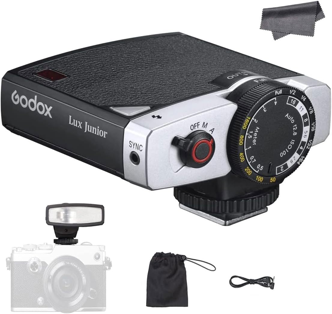 GODOX Lux Junior Speedlite Retro Flash for Canon Nikon Sony