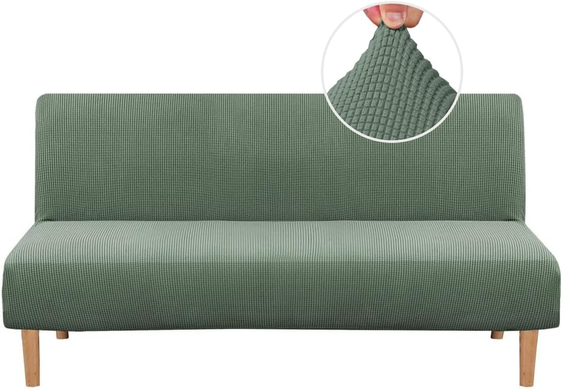 H.VERSAILTEX Armless Futon Cover for Stylish Sofa Protection