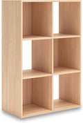Piperton 3-Tier 6-Cube Floor Organizer - Warm Natural Storage
