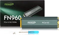 FN960 4TB M.2 PCIe Gen4 x4 NVMe Internal SSD - Fast PS5 Upgrade