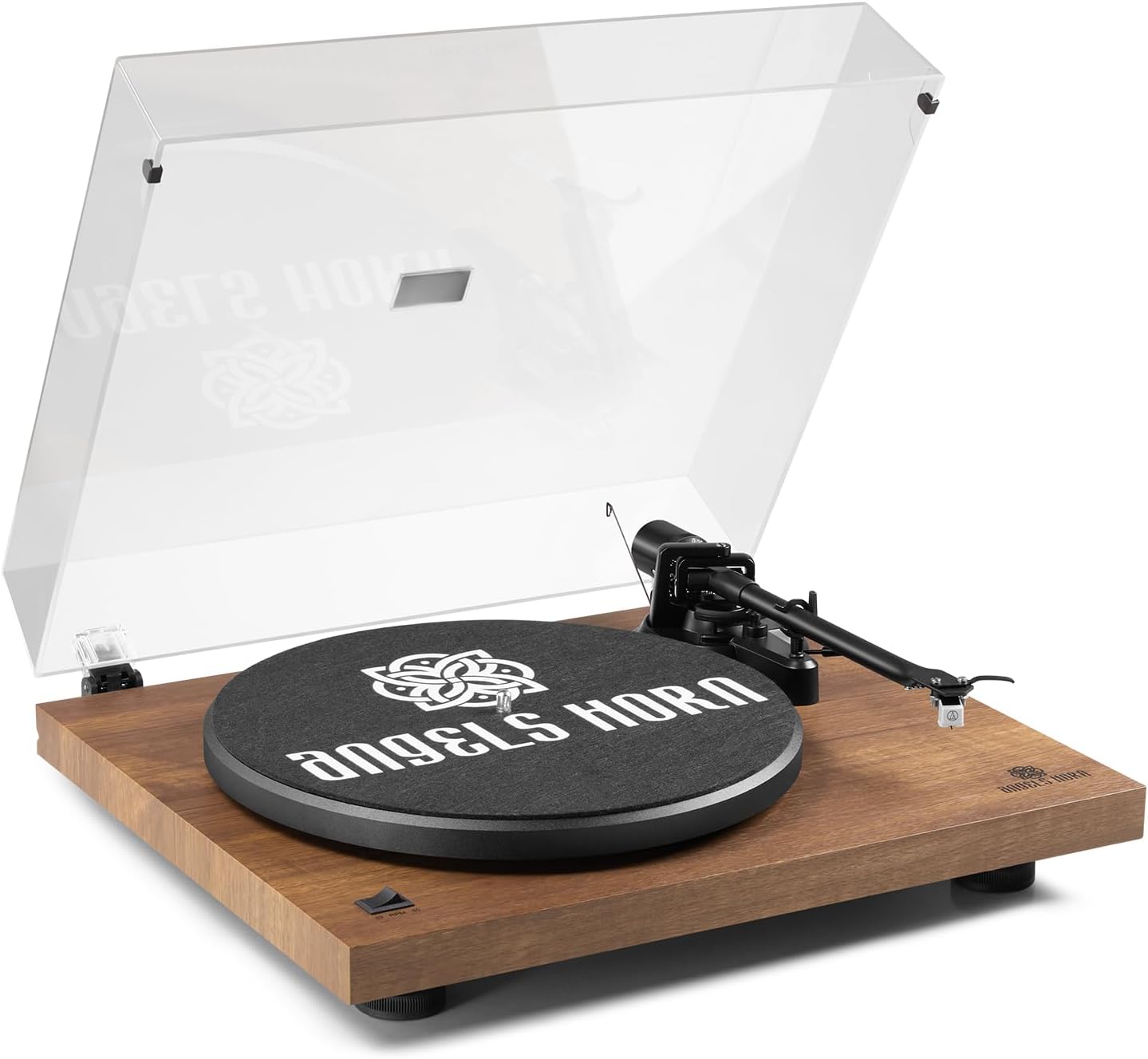 ANGELS HORN Turntable with Bluetooth and Adjustable Features