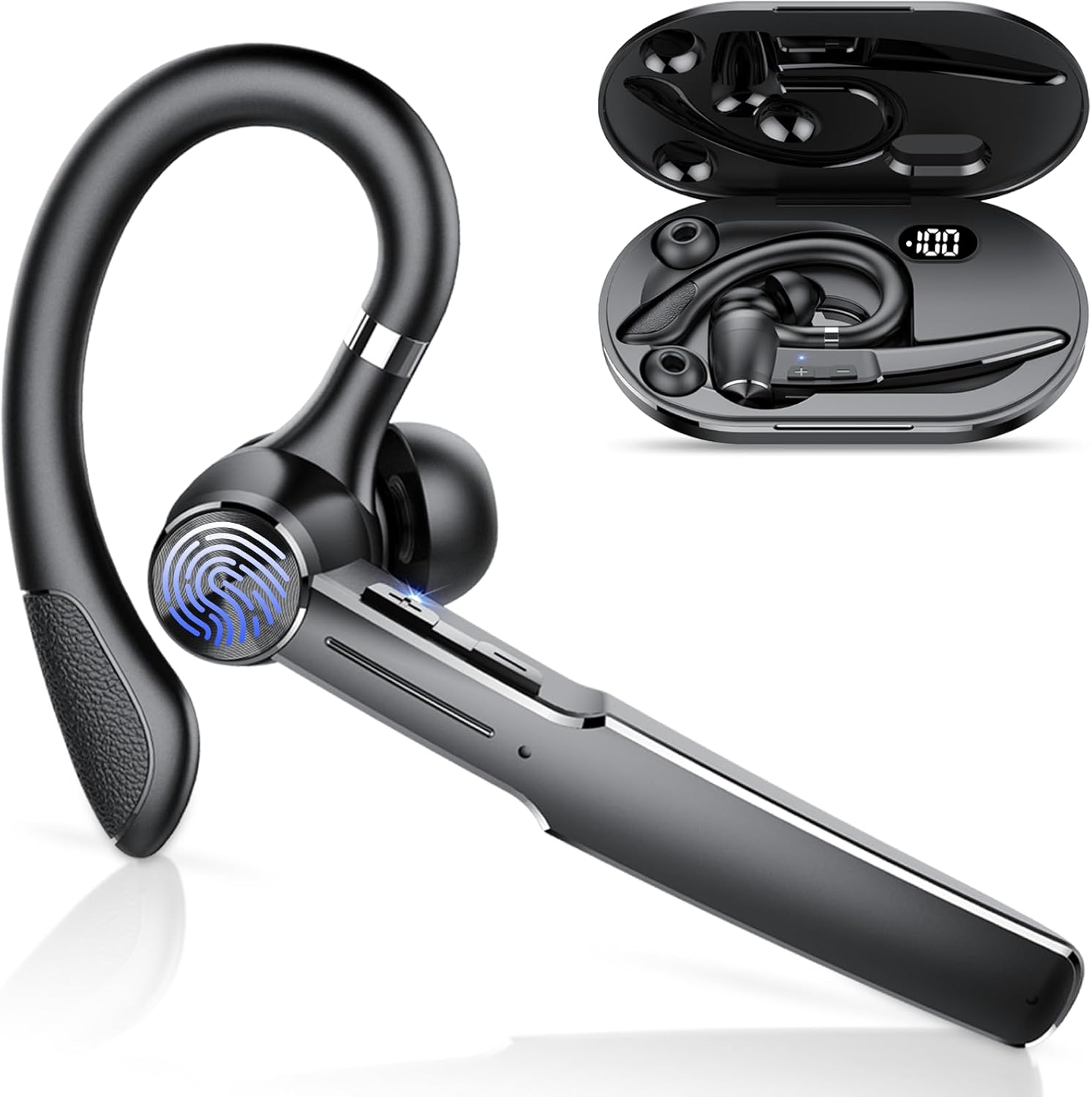 Enhanced Clarity: Tukio Bluetooth Earpiece V5.3
