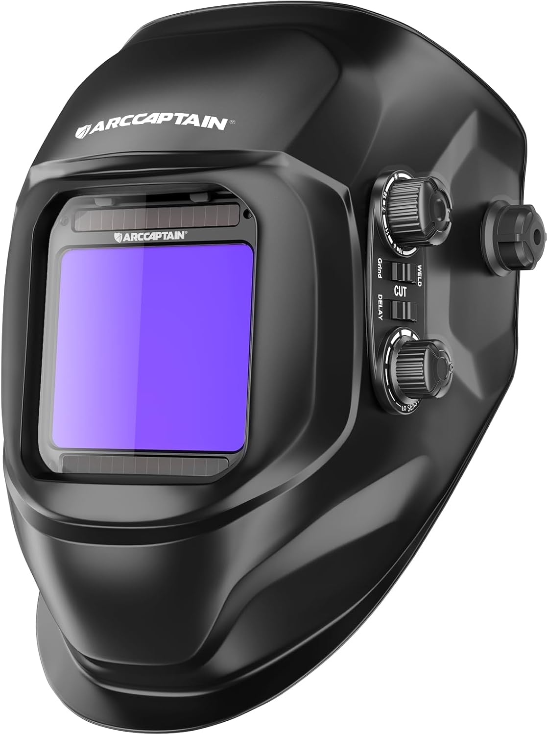 True Color Screen ARCCAPTAIN Welding Helmet: Large True Color Screen, Solar Powered ...