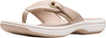 Clarks Breeze Reyna Cloudsteppers Flip-Flop - Lightweight Comfort all