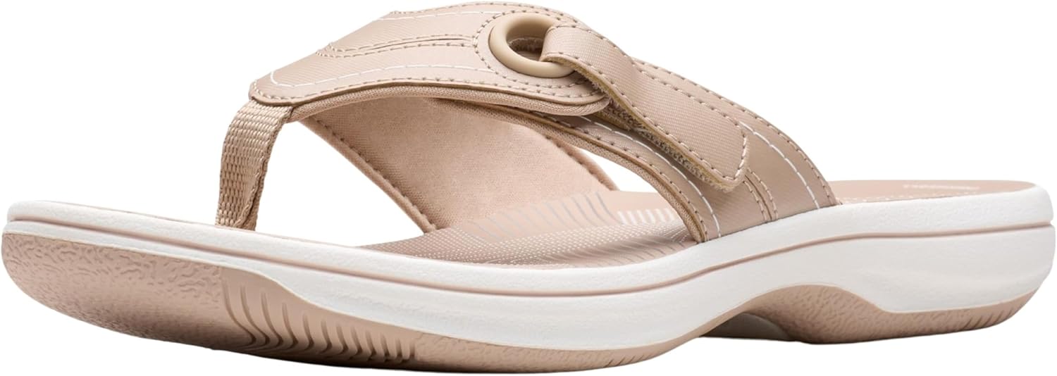 Clarks Women's Breeze Reyna Flip-Flop for All-Day Comfort