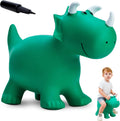 Kids Dinosaur Bouncy Animal Toy Inflatable Triceratops Bouncer - Fun