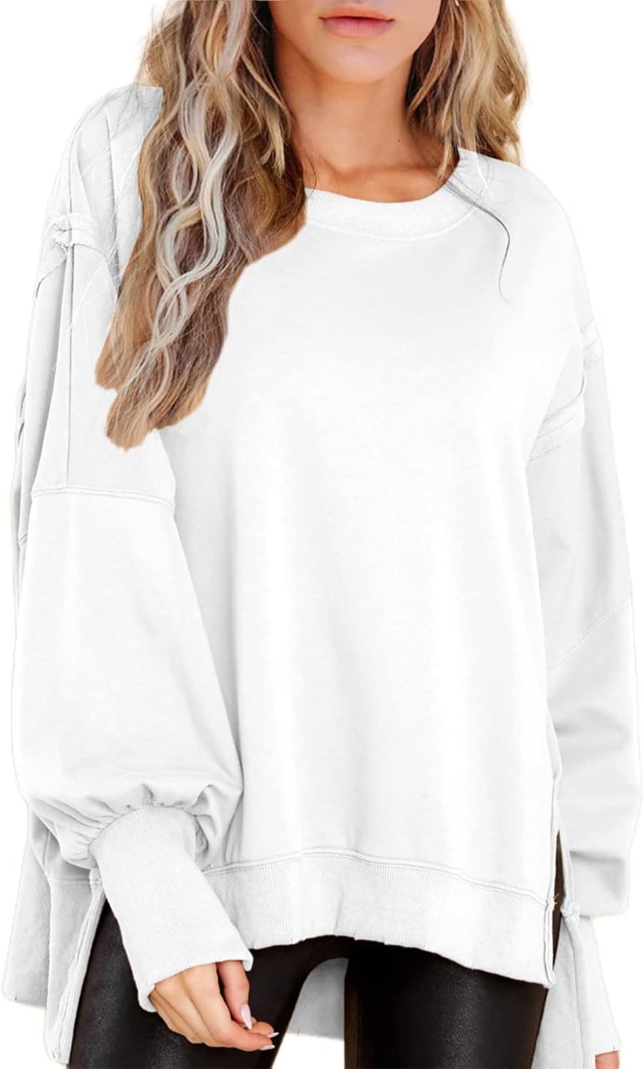 Oversized Sweatshirt for Women: Comfy Crewneck Pullover Style