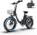 1300W Folding Electric Bike with 75 Miles PAS Range and Comfort