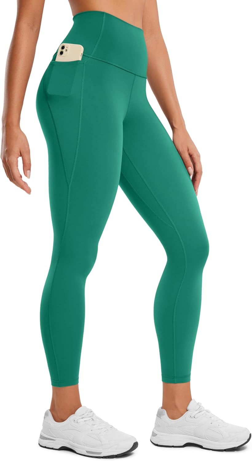 CRZ YOGA Butterluxe Workout Leggings with Pockets for Comfort