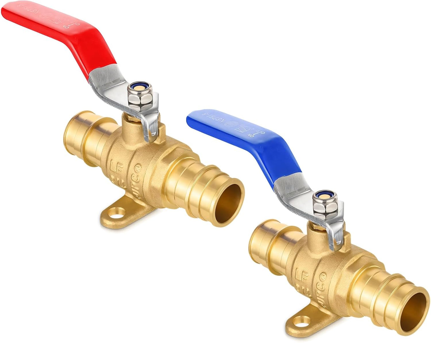 HeSun 50 PCs 3/4 Inch PEX A Expansion Ball Valve Set