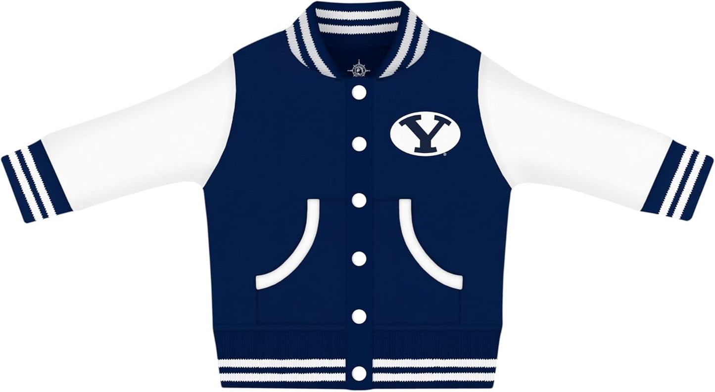 Creative Knitwear College Baby Varsity Jacket for Little Fans