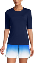 Women's Sunshade UPF 50 Elbow Sleeve Relaxed Rash Guard - Soft Nylon