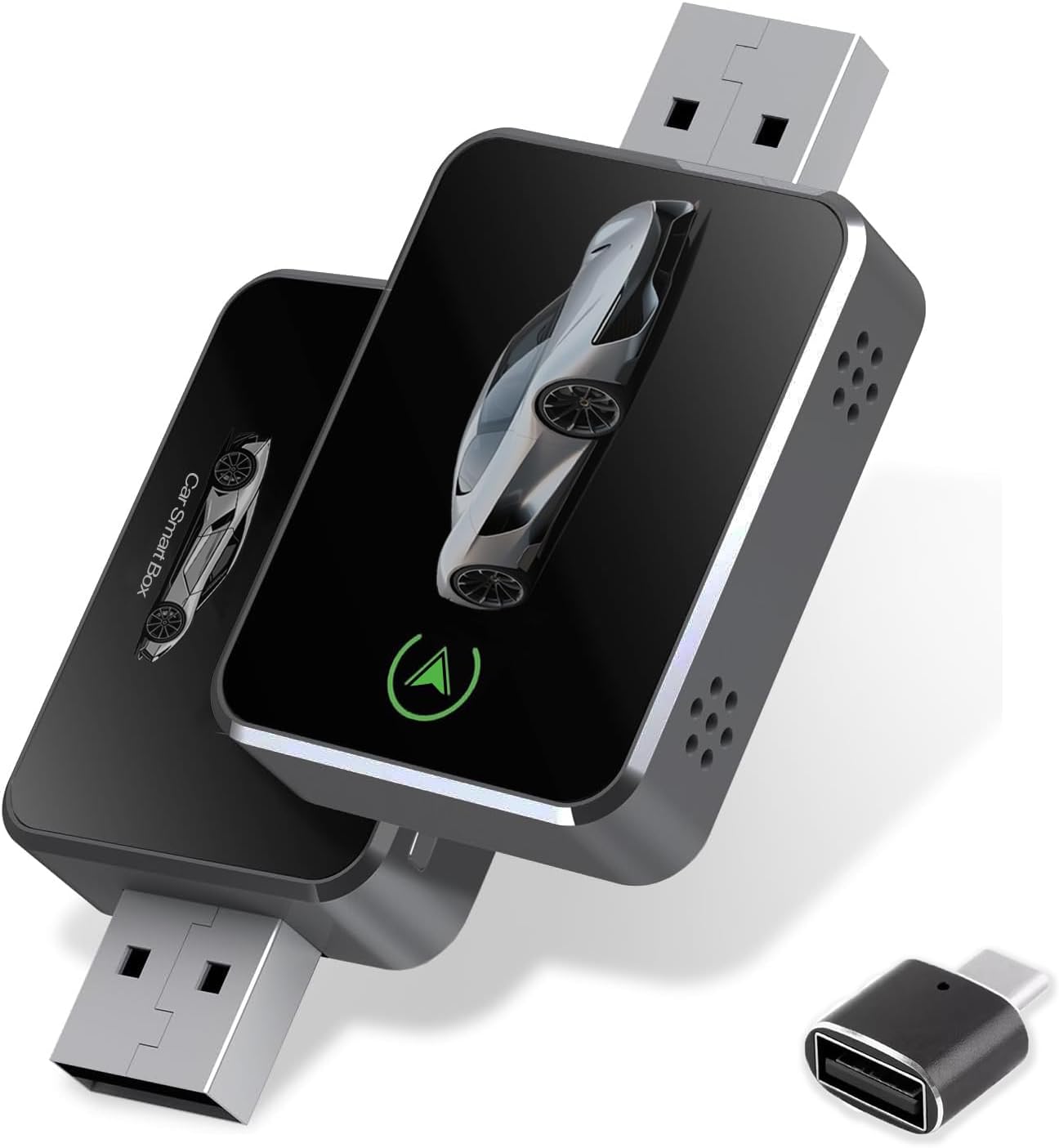Wireless CarPlay Adapter for iPhone - 2025 Upgraded Plug & Play