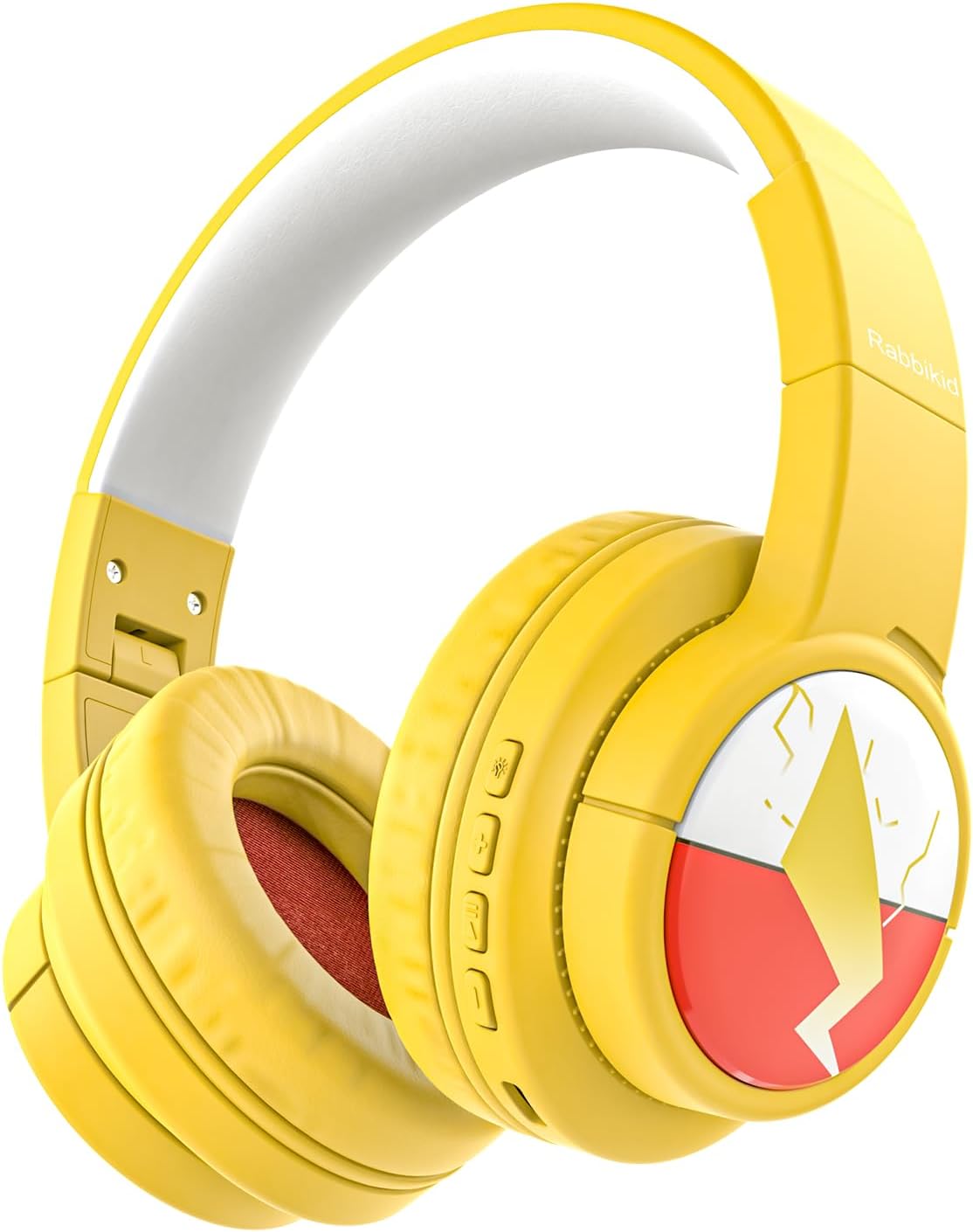 Rabbikid Kids Bluetooth Headphones: 80H Playtime & Volume Control