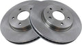 TRQ Front Brake Rotors Set Vented Compatible with Chevrolet Captiva