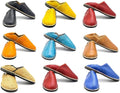 Moroccan babouche shoe Leather slipper - Comfortable (Style 6S9G)