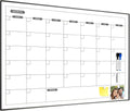 ARCOBIS Dry Erase Calendar for Wall - Magnetic Monthly Planner