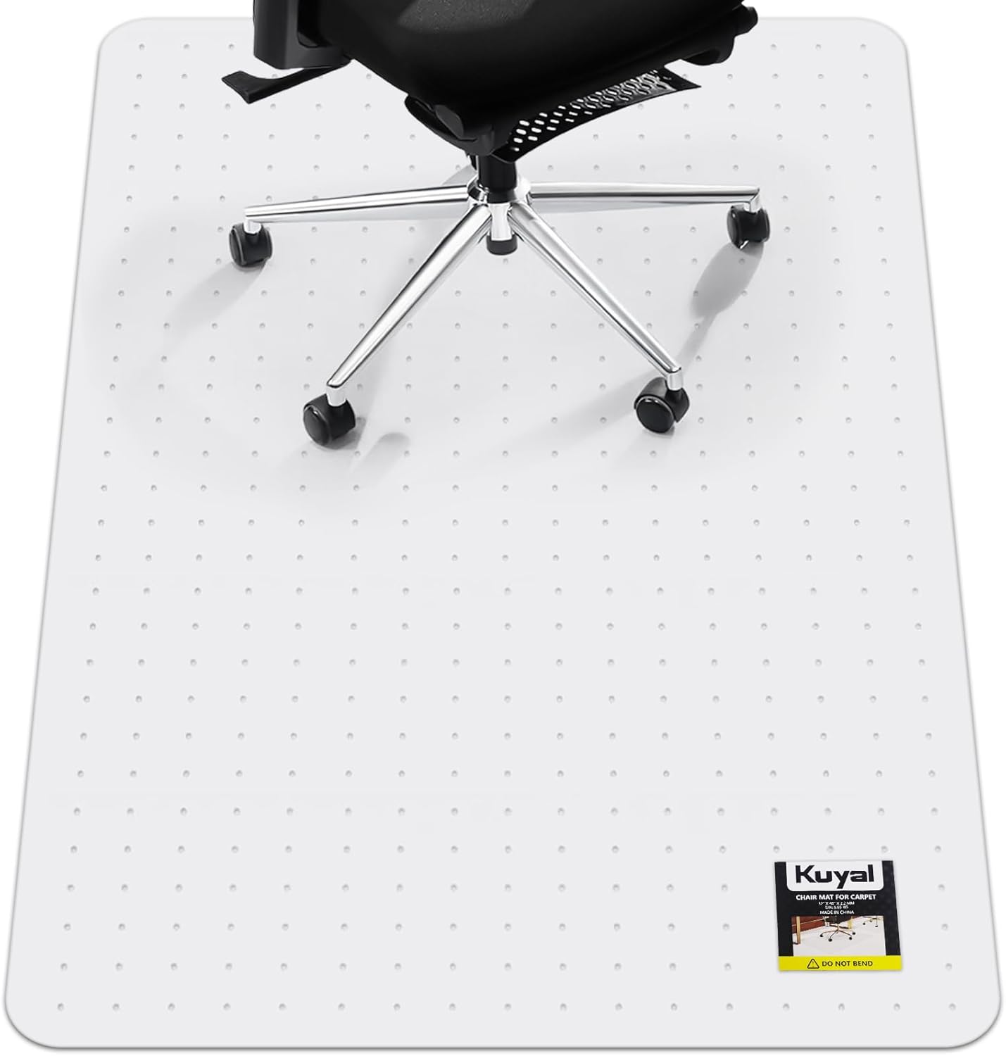 Kuyal Office Chair Mat for Carpet - Heavy Duty Under Desk Protector