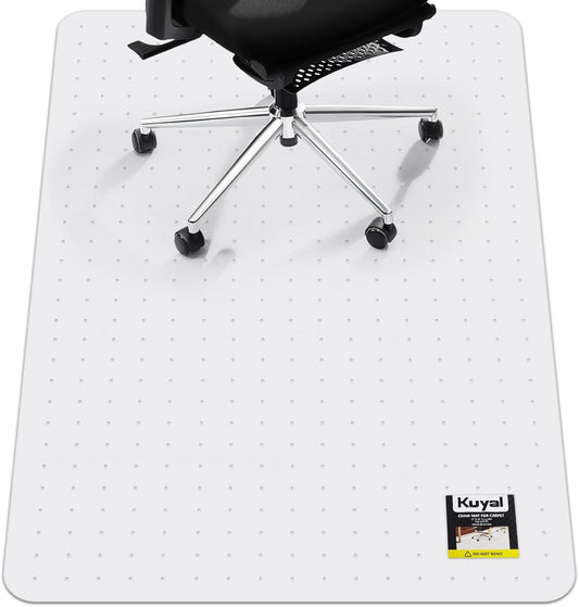 Kuyal Office Chair Mat for Carpet - Heavy Duty Under Desk Protector
