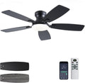 Ceiling Fans with Lights, 42 Inch Low Profile Flush Mount Fan