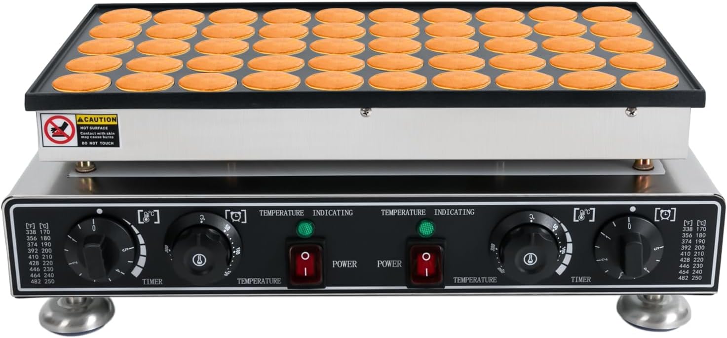 50 Mini Pancakes in Minutes! Commercial Pancake Maker