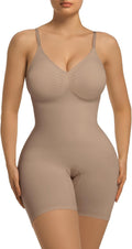 Women's Shapewear Tummy Control Bodysuit Plus Sizes - Mid Thigh