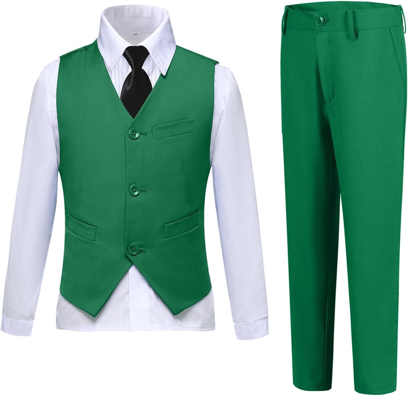 Boys Suits Slim Fit 4 Piece Formal Dresswear Suit for Kids