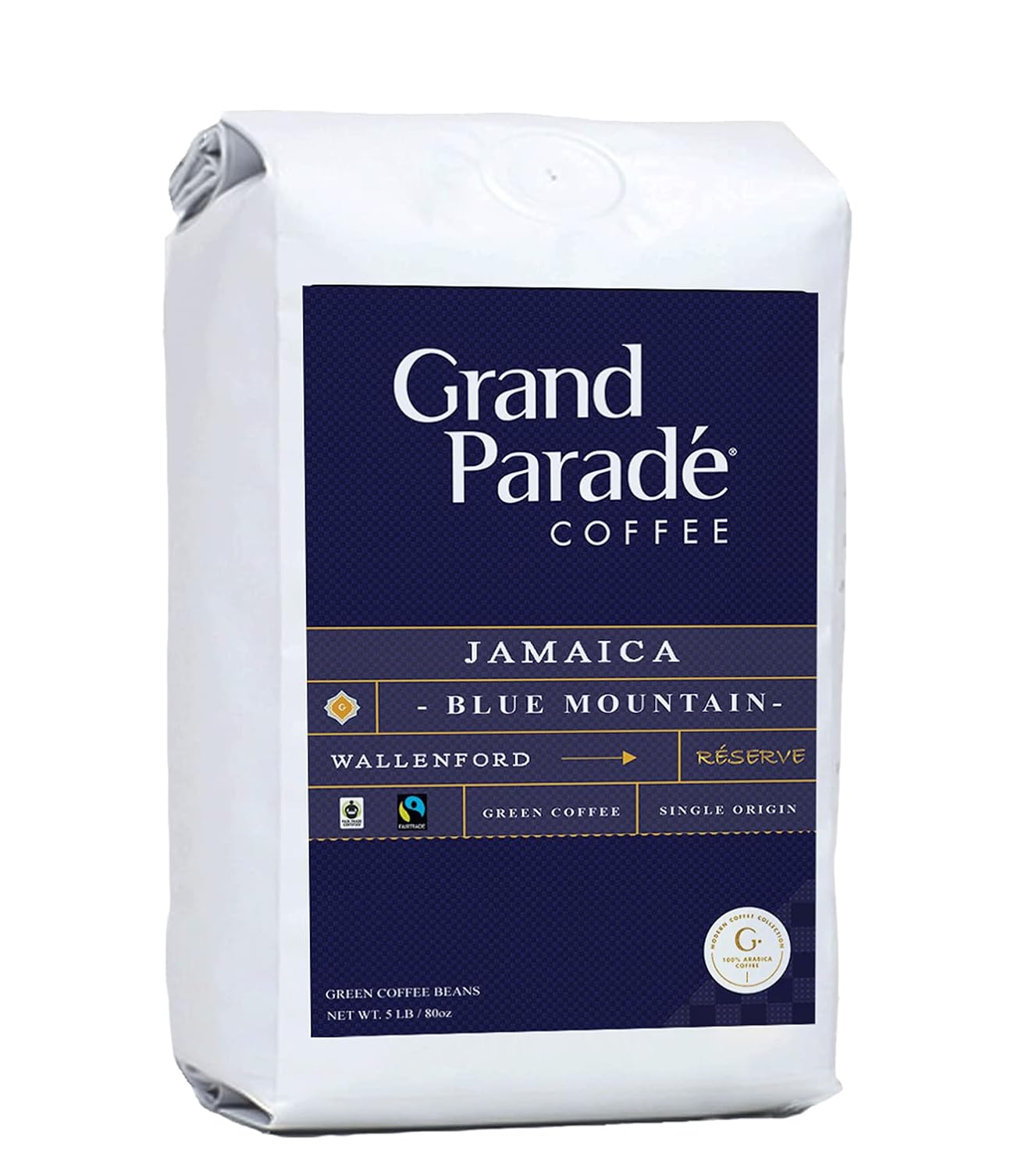 5lb Jamaica Blue Mountain Green Coffee Beans - Wallenford Single Origin