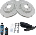 High-Performance G-Coated Brake Pad and Rotor Kit for Ford Vehicles
