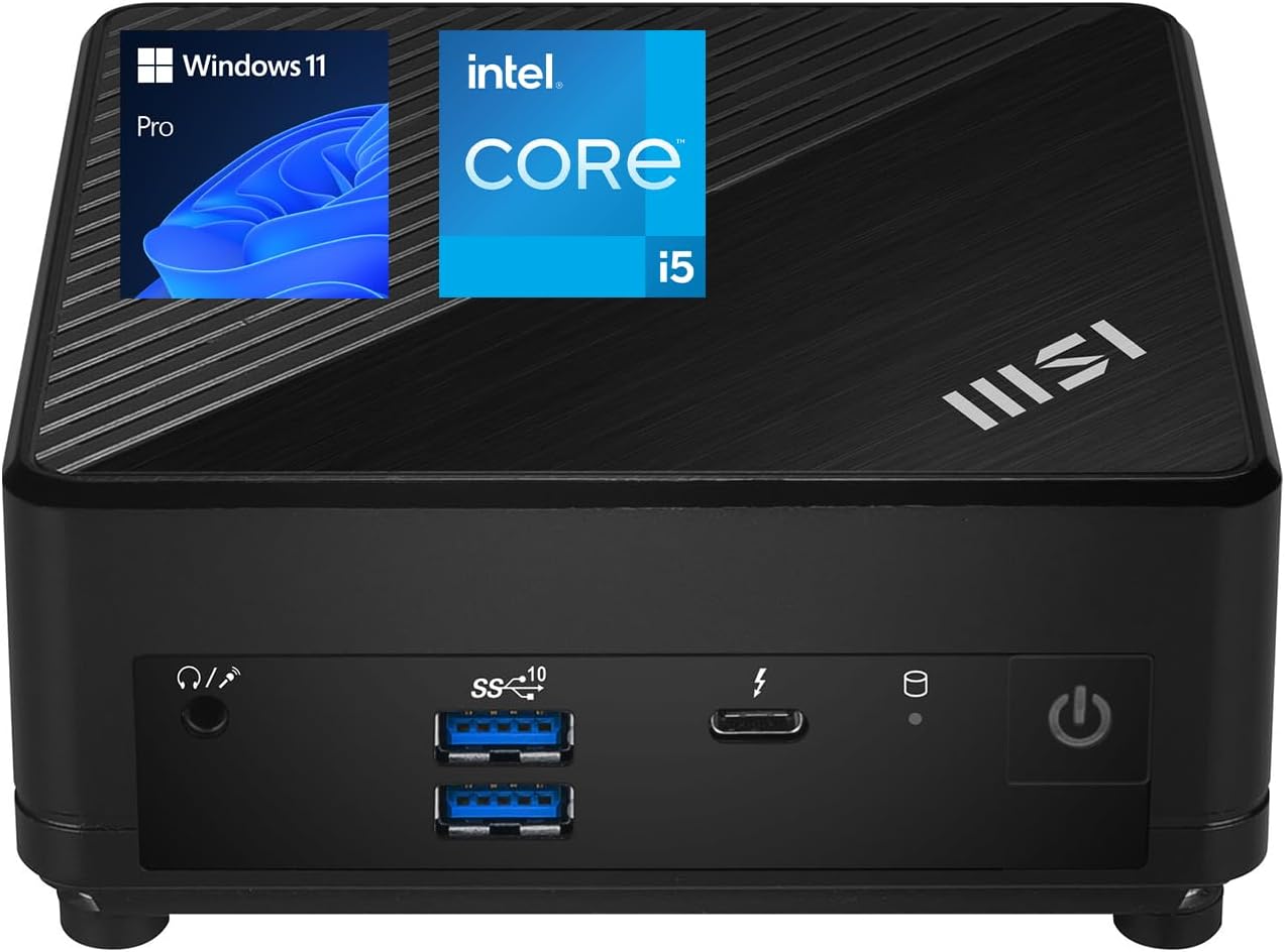 MSI Cubi 5 Mini PC: 12th Gen Intel i5, 32GB RAM, 1TB SSD