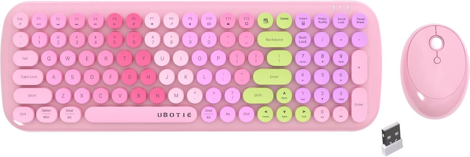 Wireless Keyboards and Mouse Combos for Retro Typing Fun
