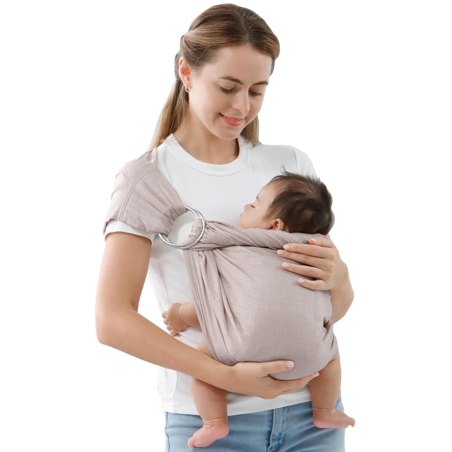 Adjustable Double Ring Sling Baby Carrier ~ Comfort and Versatility!