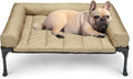 Cooling Elevated Dog Bed with Removable Bolster Mat - Raised Cot