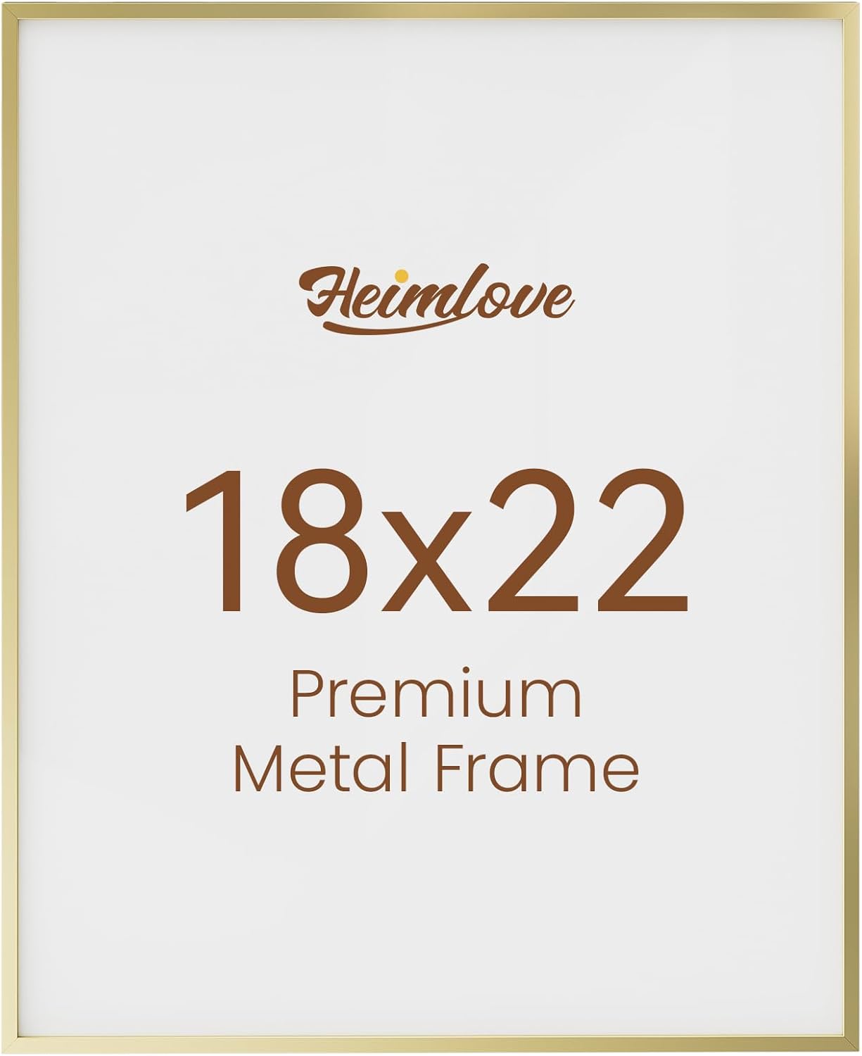 Heimlove 18x22 Aluminum Picture Frame for Elegant Displays