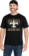 Men's Short Sleeve Team T-Shirt by Zubaz for NFL Fans