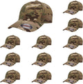 Flexfit Wooly Combed Men's 6-Panel Structured Baseball Cap - Stretch