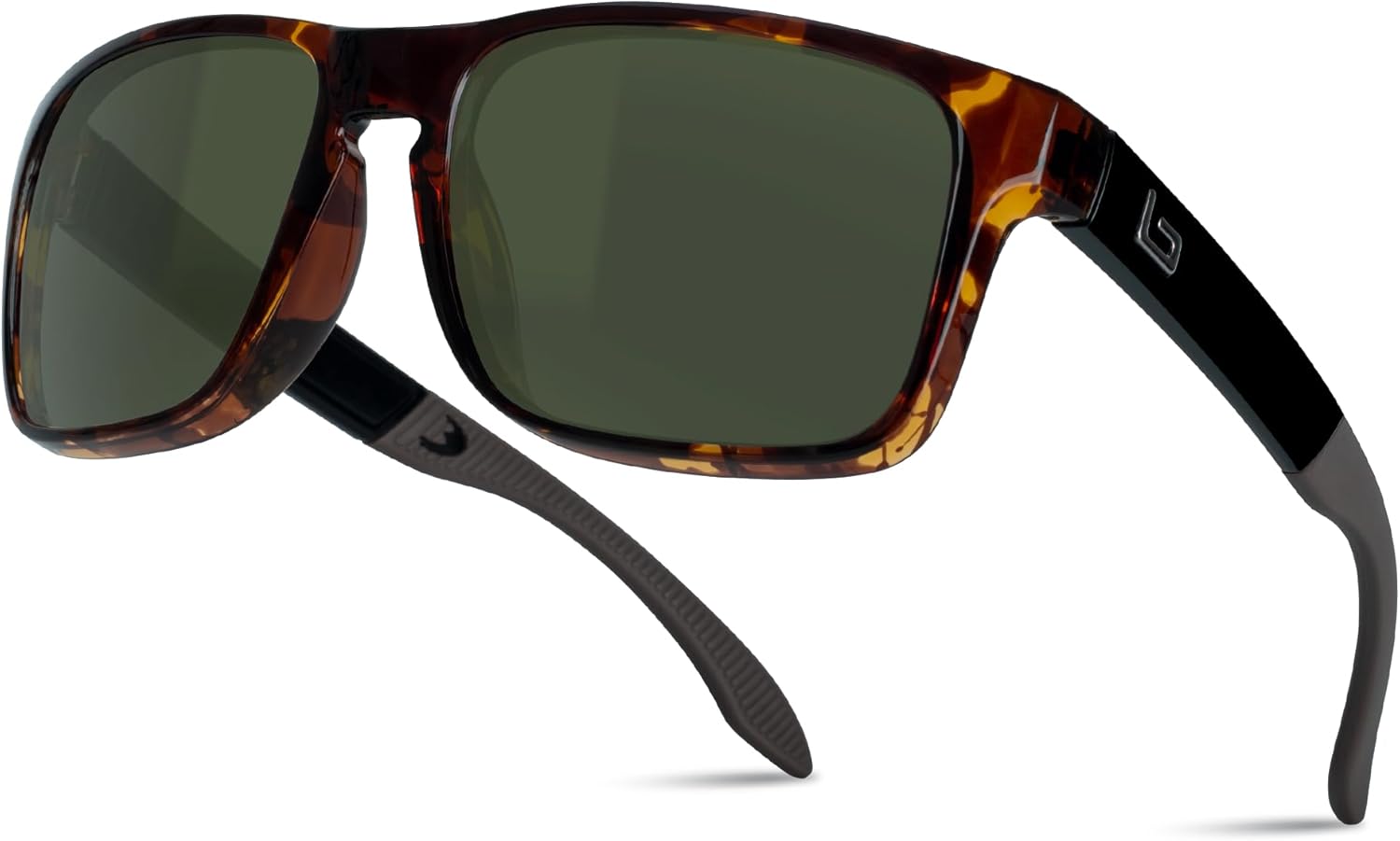 Bnus Classic Sunglasses with Polarized Corning Glass Lenses