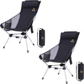 Ultralight High Back Folding Camping Chair - Compact Comfort