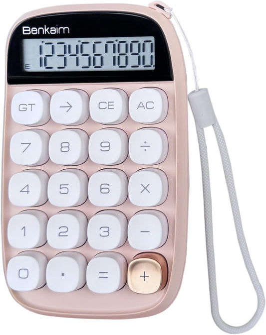 Large LCD Desktop Calculator by Benkaim - Efficient & Stylish