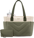 LOVEVOOK Tote Bag for Women Puffer Work Travel Handbag - Lightweight 2