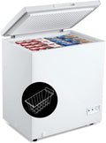 PETSITE 5 cu ft Chest Freezer - Compact Deep Freezer for Small Spaces