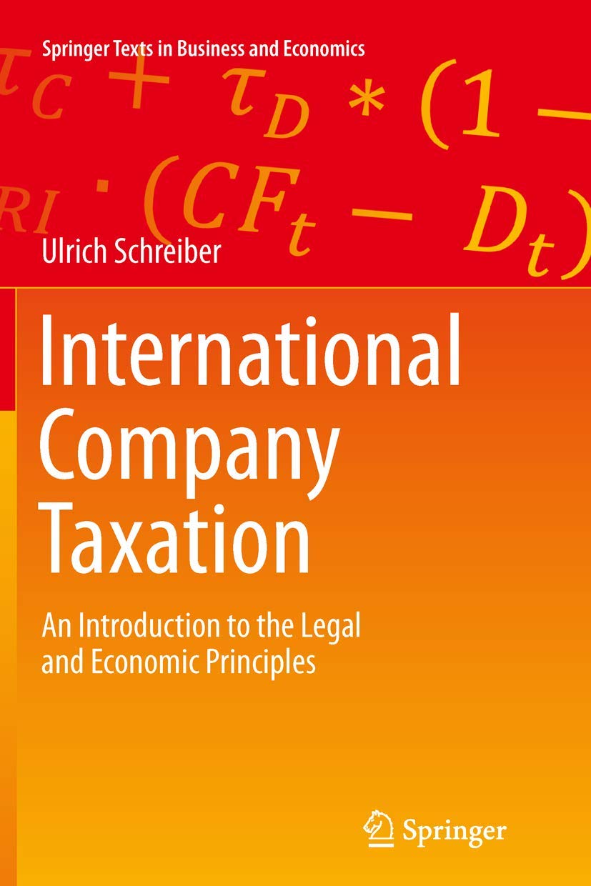 International Company Taxation: Legal and Economic Principles Overview