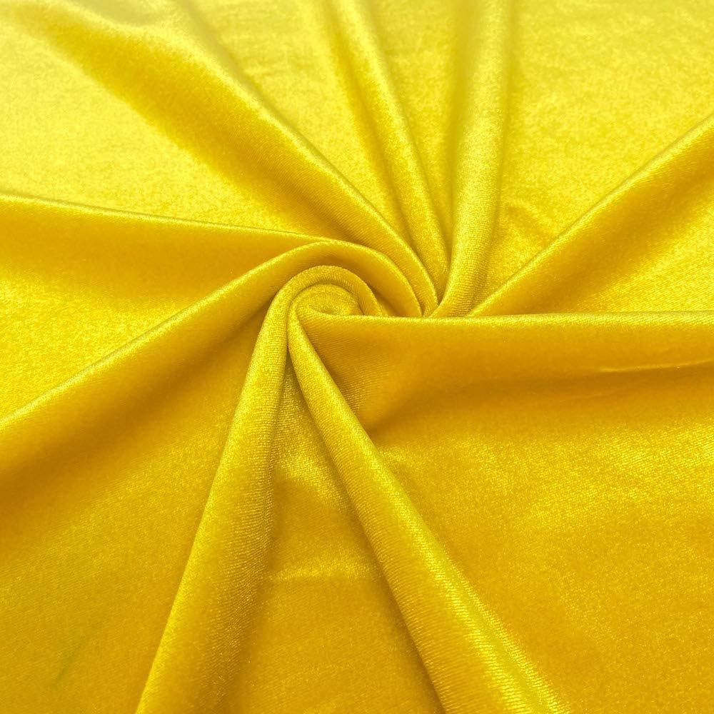 Stretch Velvet Fabric 58/60 in Wide for Crafting and Upholstery