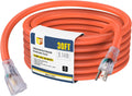 EP 30 Ft Lighted Outdoor Extension Cord for Heavy Duty Use