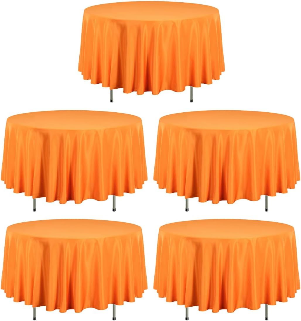 90 Inch Round Tablecloths by LTC LINENS - Perfect for Events