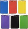 Pocket Notebook Small Notepad 3x5in 6-Pack - Compact Note Carry