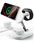 Nubeno 3-in-1 Magnetic Fast Charger for iPhone & More