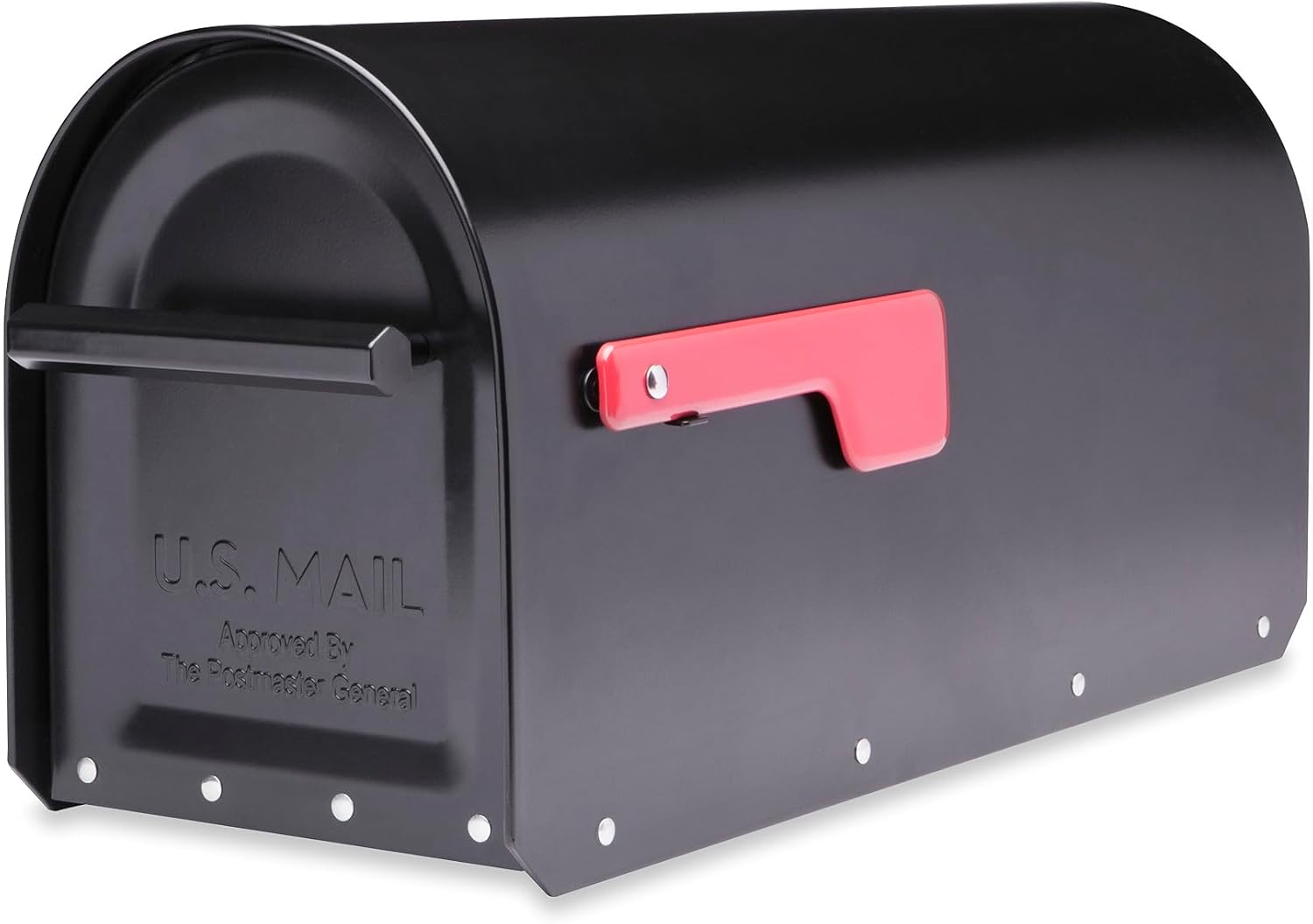 Architectural Mailboxes Sequoia Post Mount Mailbox, Large, Black