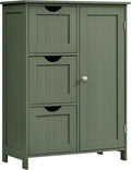 VASAGLE Floor Storage Cabinet - Compact 3-Drawer Unit for Small Spaces