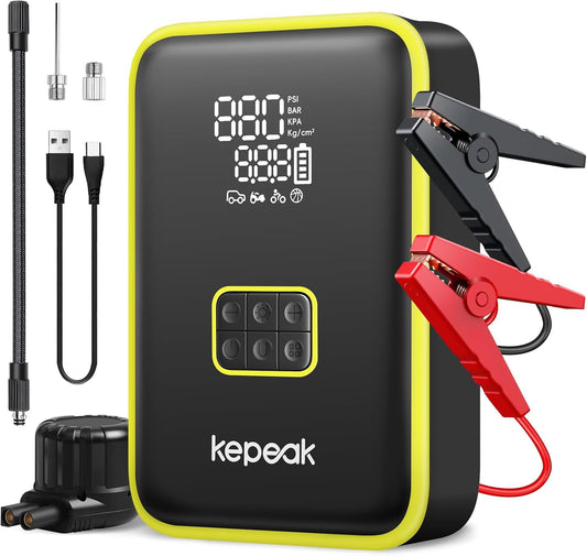 KEPEAK 4000A Jump Starter & Air Compressor